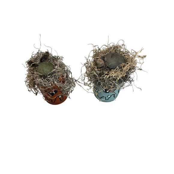 Pumpkin Themed Repurposed Soup‎ Cans Halloween - Picture 4 of 5